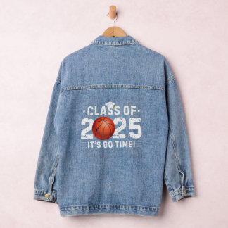 2025 Basketbalspeler -klasse van 2025- Afstuderen Denim Jacket