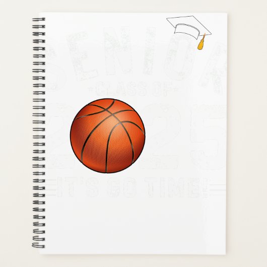 2025 Basketbalspeler -klasse van 2025- Afstuderen Planner (Voorkant)