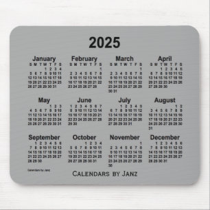 2025 Batleship Grey Calendar door Janz Muismat