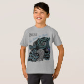 2025 Be Kind Be Kool Dragon Graphic Art Print T-shirt (Voorkant volledig)
