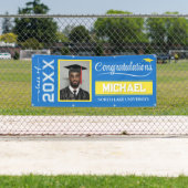 2025 Bewerkbare Afstuderen Banner met Naam & Schoo (Insitu)