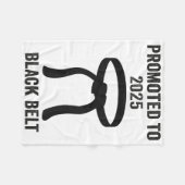 2025 Black Belt Achievement Tang Soo Do Karate Tae Fleece Deken (Voorkant (Horizontaal))