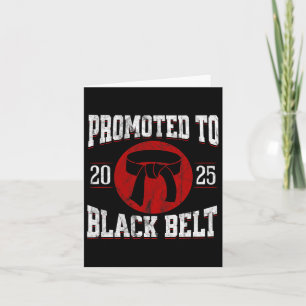2025 Black Belt Achievement Tang Soo Do Karate Tae Kaart