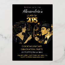 2025 Black Gold Cocktail & Petten Afstudeerfeest