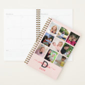 2025 Black Modern Creëer Uw eigen aangepaste famil Planner (Display)