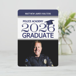 2025 Blauwe foto Politie Academie Afstuderen Kaart