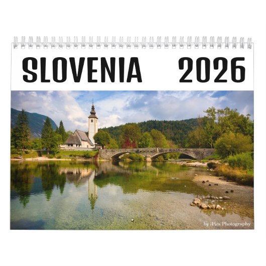2025 Bled en Slovenië fotografie Kalender (Hoes)
