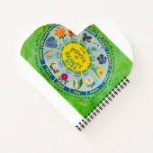 2025 Bloem van de Maand Inspirerend Kalender Notitieboek (Achterkant)