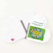 2025 Bloem van de Maand Inspirerend Kalender Notitieboek (Binnen)