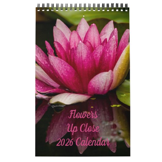 2025 Bloemen Van Sluiten Een Pagina Wandkalender Kalender (Hoes)