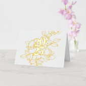 2025 Bloemontwerp Gevouwen Folie Kaart (Orchidee)