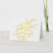 2025 Bloemontwerp Gevouwen Folie Kaart (Voorkant)