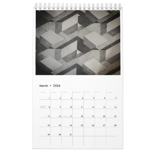 2025 Blokkalender Kalender (Mar 2026)