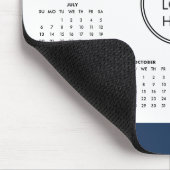 2025 Blue Business Calendar Muismat (Hoek)