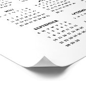 2025 Bluebird op Branch Poster Kalender (Hoek)