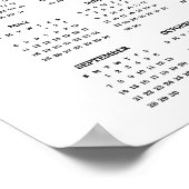 2025 Bluebird Paar Poster Kalender (Hoek)