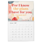 2025 Boho Christelijke Inspirerend Bijbelverzen Kalender (Jan 2027)