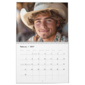 2025 Boho fotokalender van 12 maanden Kalender (Feb 2027)