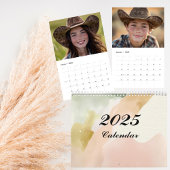 2025 Boho  fotokalender van 12 maanden Kalender