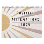 2025 Boho Positieve Affirmaties Quotes Kalender (Hoes)