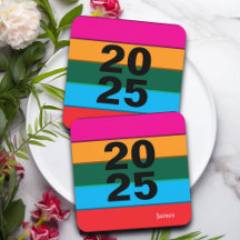 2025 Bold Kleurrijke lijnen