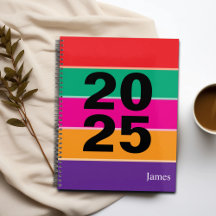 2025 Bold Kleurrijke lijnen