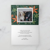 2025 Bold Typography Horizontale foto Nieuwjaar Feestdagen Kaart (Binnen)