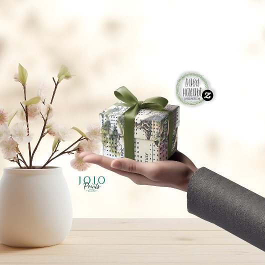 2025 Bonsai boom in pot Tissuepapier