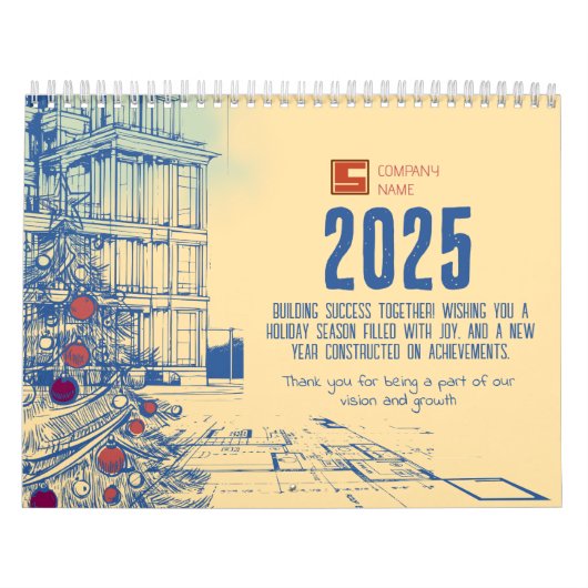2025 Bouwers & Architecten Branded Kalender (Hoes)