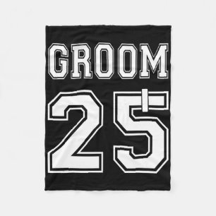 2025 Bruidegom Verlovingsfeest Matching Honeymoon  Fleece Deken