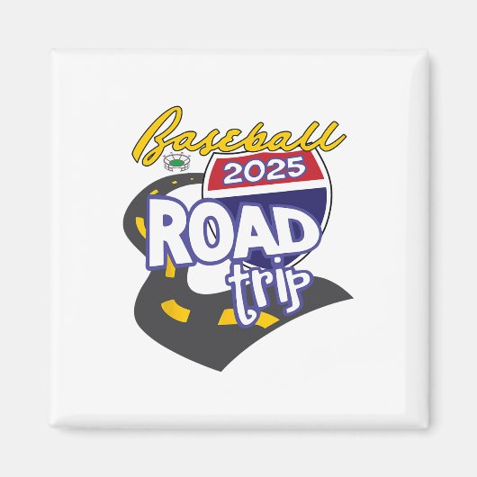 2025 Bysebyll Road Trip Magneet (Voorkant)
