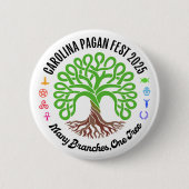 2025 Carolina Pagan Fest Button (Voorkant)