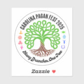 2025 Carolina Pagan Fest Vinyl Sticker (Vel)