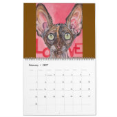 2025 Cat Artist Series Calendar second version Kalender (Feb 2027)