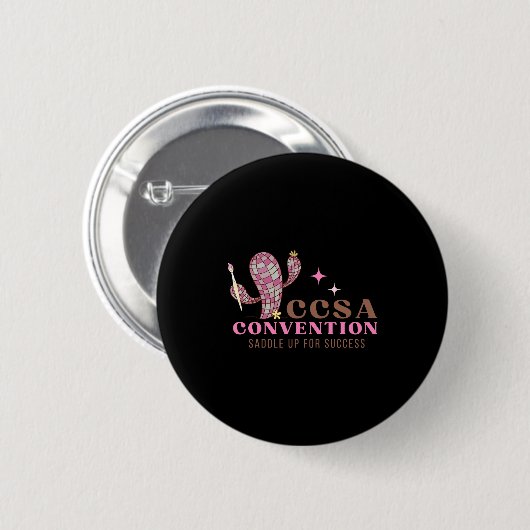 2025 Ccsa Convention  Ronde Button 5,7 Cm (Voorkant /achterkant)