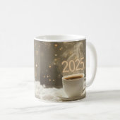 2025 Celebration Coffee Mok – Feestelijke Nieuwjaa (Voorkant rechts)