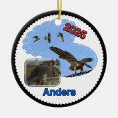 2025 Ceramic Circle Ornament Anders (Voorkant)