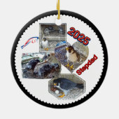 2025 Ceramic Circle Ornament Corazon (Achterkant)