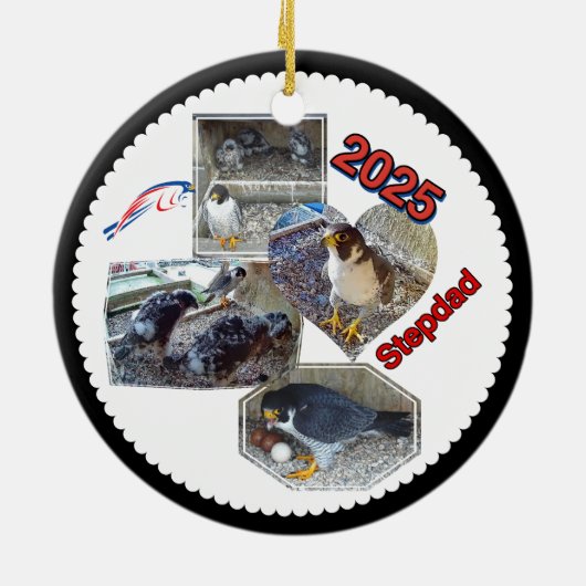 2025 Ceramic Circle Ornament Corazon (Achterkant)