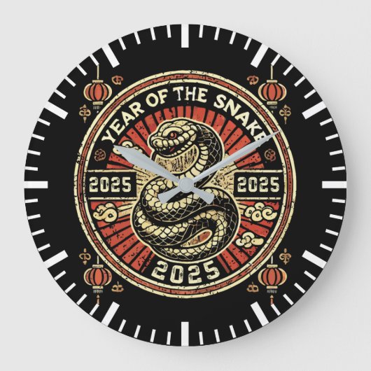 2025, Chinees Nieuwjaar,  Grote Klok (Voorkant)