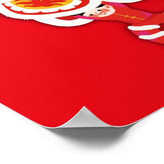 2025 Chinees Nieuwjaar Poster, CNY Decor Poster (Hoek)