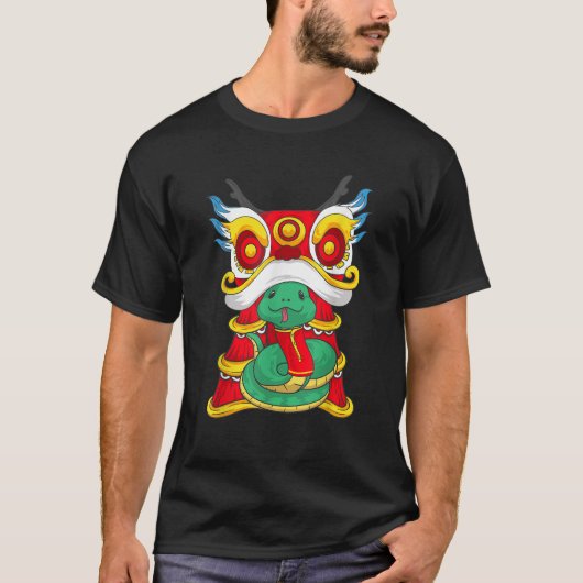 2025 Chinees Nieuwjaar van de Slang Funny Zodiac S T-shirt (Voorkant)