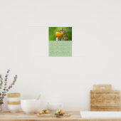 2025 Chipmunk Wandkalender Poster (Keuken)