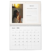 2025 Christelijke reflectiemuur kalender 11" x 8,5 (Mar 2026)