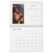 2025 Christelijke reflectiemuur kalender 11" x 8,5 (Jan 2026)