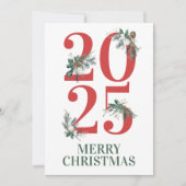 2025 Christmas Photo Card Kaart (Voorkant)