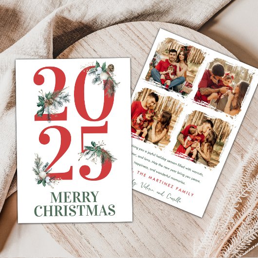 2025 Christmas Photo Card Kaart