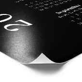 2025 Classic Full Bleed Zwart Kalender Foto Afdruk (Hoek)