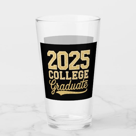 2025 College Afstuderen Afstuderen Senior School Glas (Voorkant)