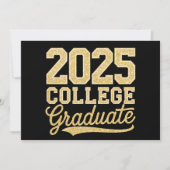 2025 College Afstuderen Afstuderen Senior School Kaart (Voorkant)